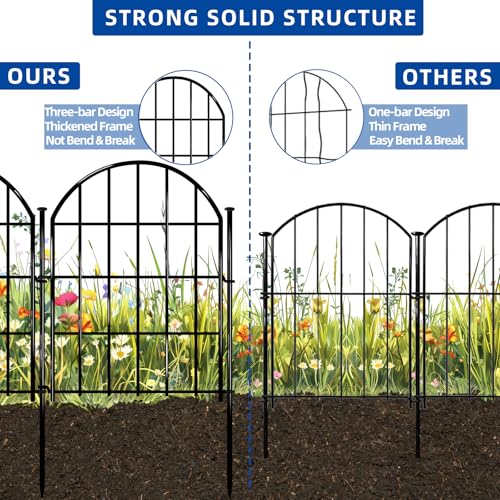 32 Pack Decorative Garden Fence (577.6 Sq Ft)