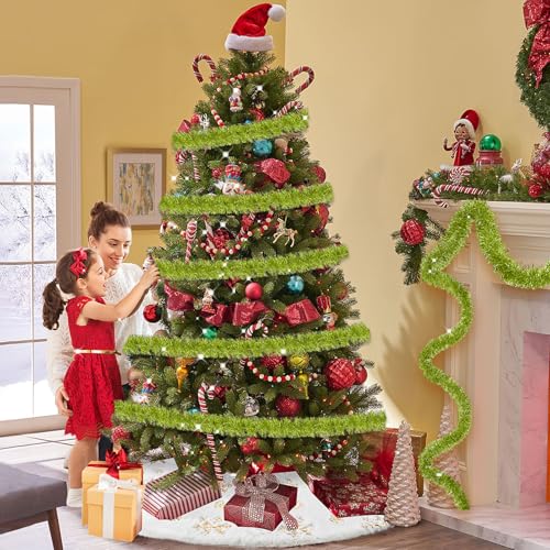 25 Feet Christmas Tinsel Garland