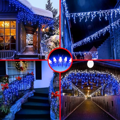 810 LED 82FT Christmas Icicle Lights