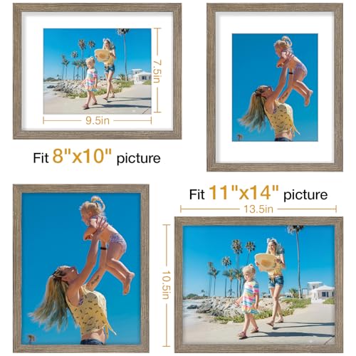 11x14 Picture Frames Set of 9 for Wall Mounting (9 Count)