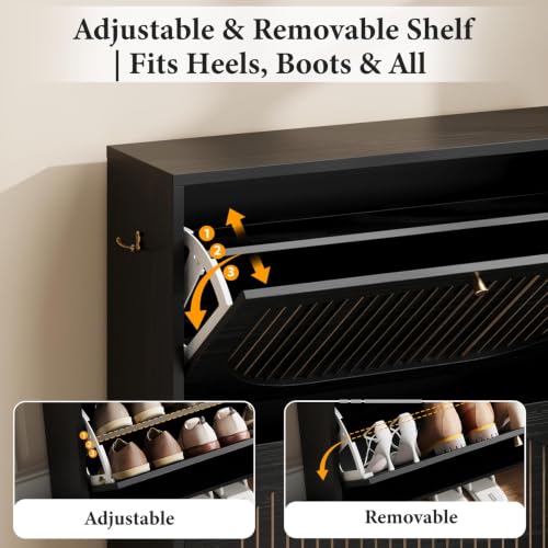 Shoe Cabinet Storage for Entryway