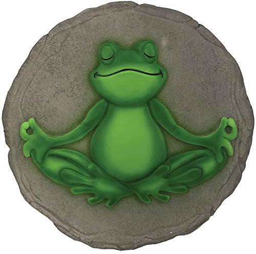 Garden Décor Yoga Frog Stepping Stone Decorative for