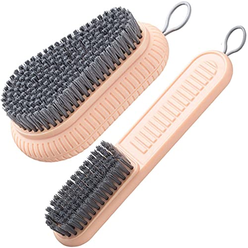 Cleaning Brush Soft Bristle Brush Laundry Scrub Brush Clothes & Shoes Brush (2 Count)
