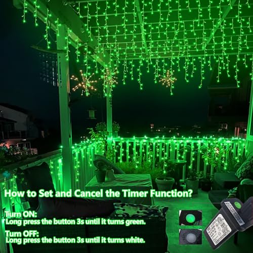 Green Halloween Lights (66 Foot)