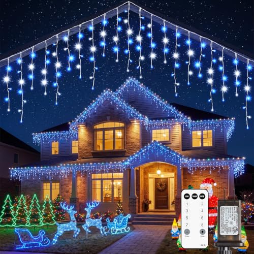 Icicle Outdoor Christmas Lights (40 Foot)