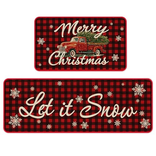 Kitchen Mat Set of 2 (5.55 Sq Ft)
