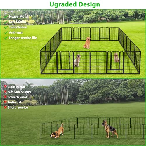 Decorative Black Metal Fencing Garden Fence with Gate