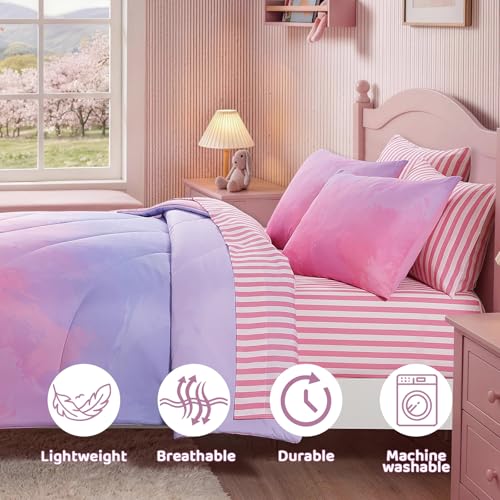 Queen Comforter Set with Sheets for Girls