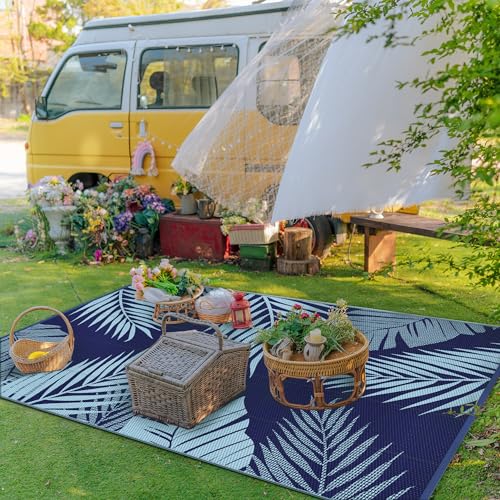 Outdoor Rug Waterproof Plastic Rugs for Patio