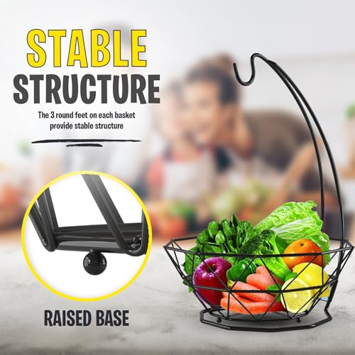 Fruit Basket with Banana Hanger