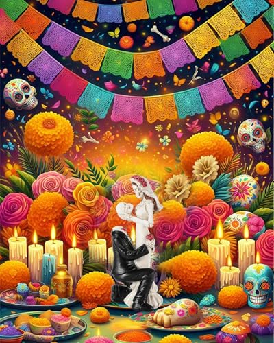 Skeleton Bride and Groom 6.4'' (2 Count)