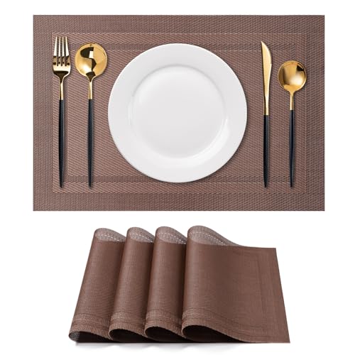 Placemats Set of 4 Washable Indoor (4 Count)