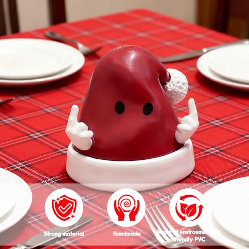 Christmas Santa Hat Figurine