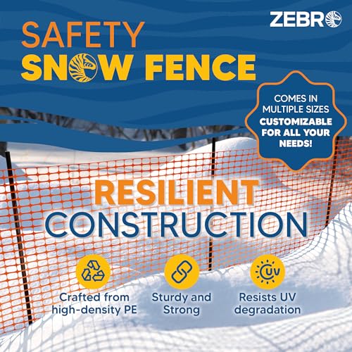 4' x 50' Orange Plastic Garden Fence Roll (200 sq ft sq ft)