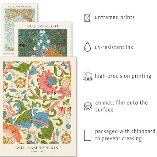 16 PCS Vintage Eclectic Wall Art Decor (16 Count)