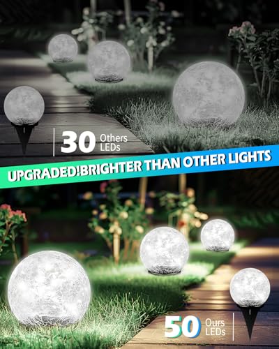 Garden Solar Ball Lights Outdoor Waterproof