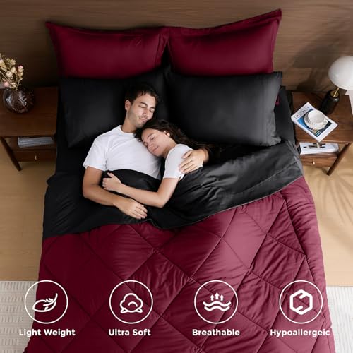 7 Piece Oversized Queen Comforter Set