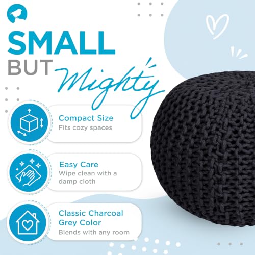 Round Pouf Ottoman Foot Rest
