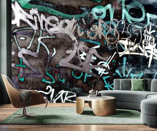 Graffiti Peel and Stick Wallpaper Abstract Art Walls Mural