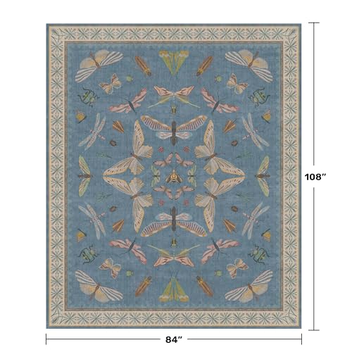 Washable 7x9 Area Rug for Living Room (63 Sq Ft)