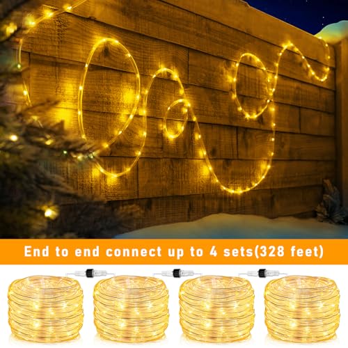 100FT 300 LED Rope Lights for Outside