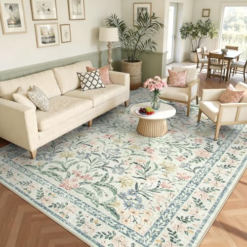 Boho Washable Rug 8x10