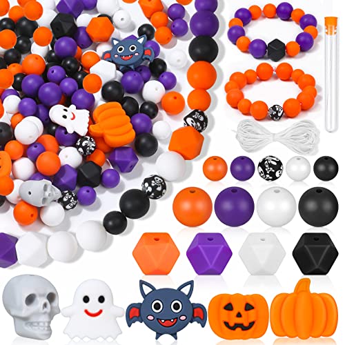 145 PCS Halloween Silicone Beads Kit