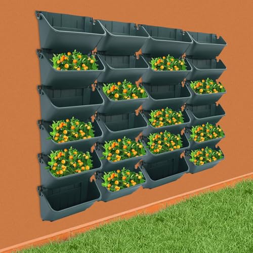24PCS Vertical Wall Planter