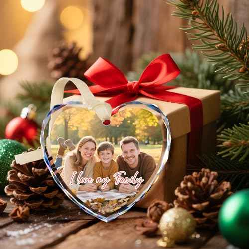 Personalized Christmas Ornaments with Photo Text