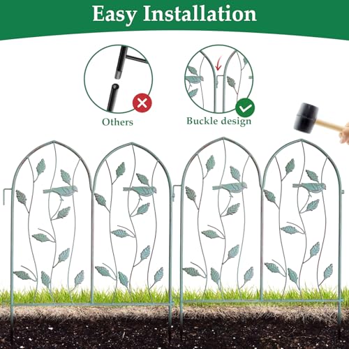 Vintage Decorative Garden Fence 6 Pack (6 Count)