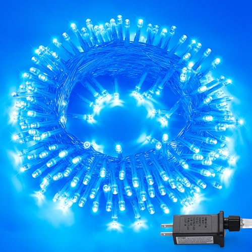150 LED Blue String Lights Indoor (59 Foot)