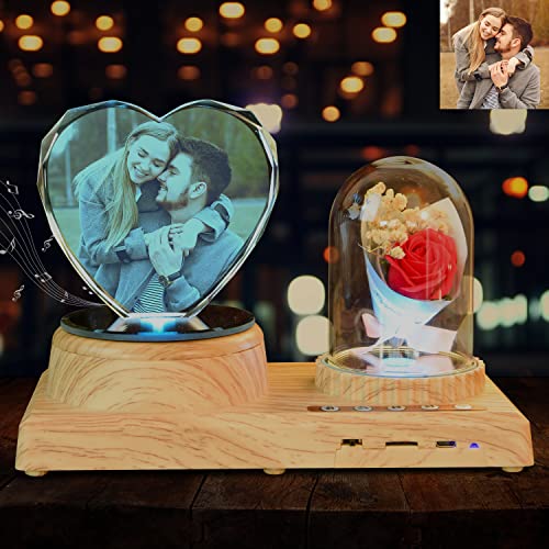 Personalized Heart Crystal Print with Your Photo