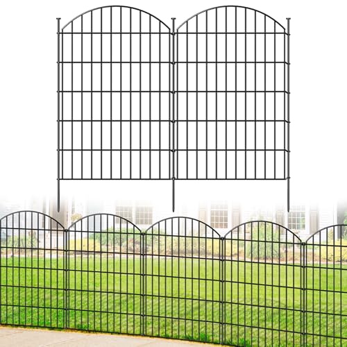 Metal Garden Fence 42 in x 23.3 ft