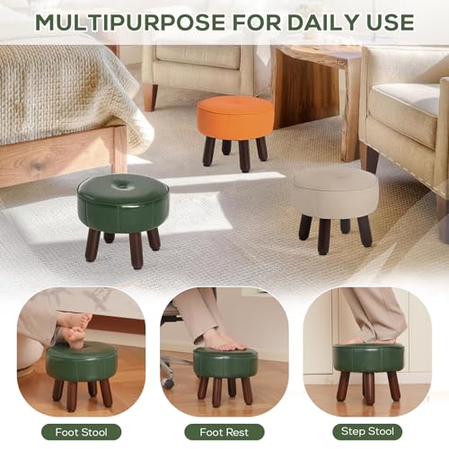 13in Small Round Foot Stool Ottoman
