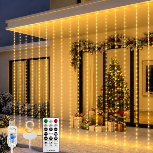 300LED Fairy Curtain Lights