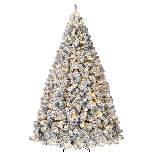 7.5 ft Prelit Artificial Christmas Tree with Warm White Lights