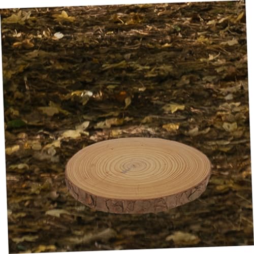 Wood Stepping Log Garden Stone Decorative Beige Wood Paver