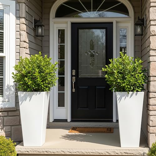Garden Large 28 in.Tall Planters Set of 2 for Indoor and Outdoor (2 Count)