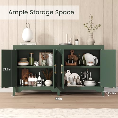 55" Buffet Cabinet with Storage