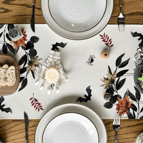 210 GSM Halloween Table Runner Home Party Decor 13x120 Inch