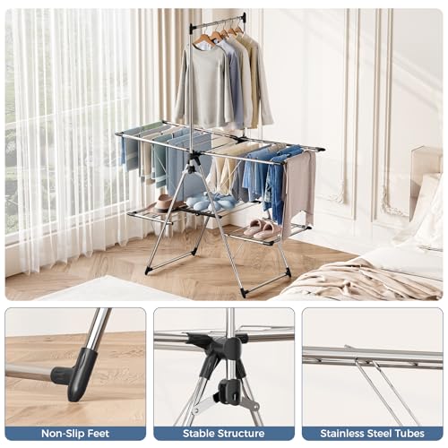 Large Capacity Clothes Drying Rack