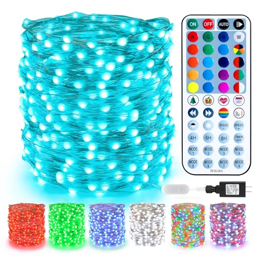 Color Changing Fairy String Lights 66ft 200 LED for Xmas Halloween (66 Foot)