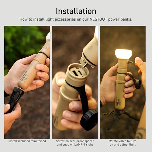 NESTOUT Rugged Outdoor Camping LED Lantern w