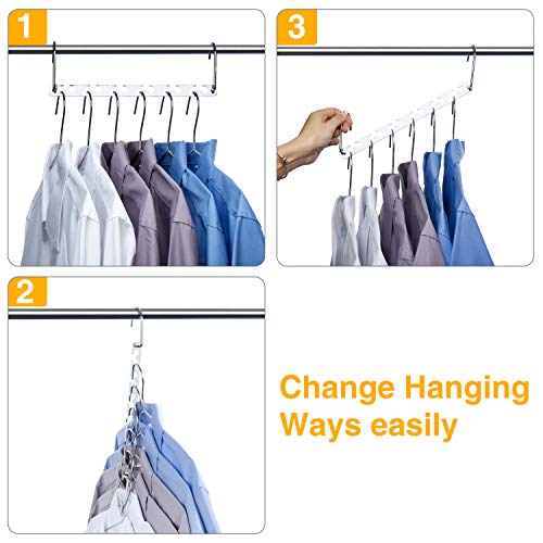 12 Pack Space Saving Hangers for Clothes (12 Count)