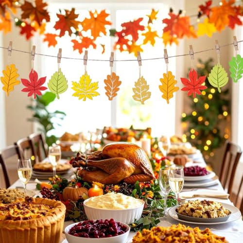 36PCS Wooden Fall Ornaments to Paint Thanksgiving Decorations (36 Count)