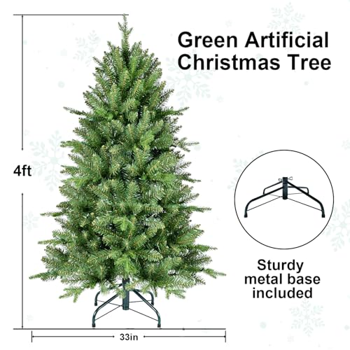 4FT Unlit Artificial Christmas Tree
