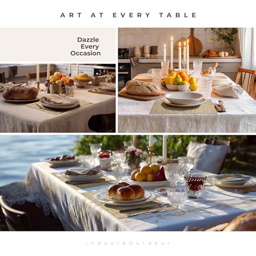 Gold Placemats Set of 4 (4 Count)