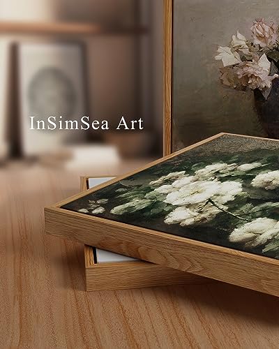 Framed Canvas Wall Art Vintage Decor