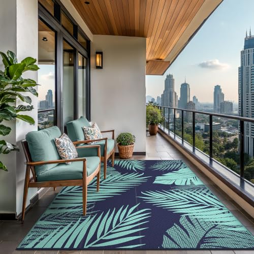 Outdoor Rug Waterproof Plastic Rugs for Patio