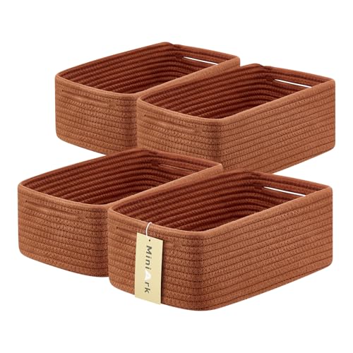 Small Storage Baskets for Organizing (4 Count)